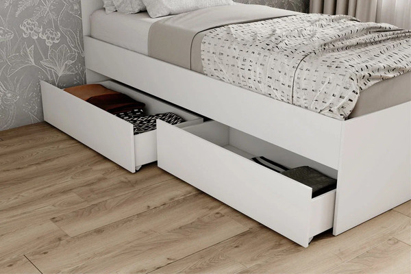 Изображение товара Односпальная кровать ДСВ Мори КРМЯ 900.1/1 (белый)