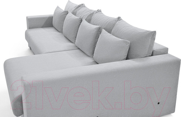 Изображение товара Диван угловой Mio Tesoro Модена 331.03 (светло-серый 1064)