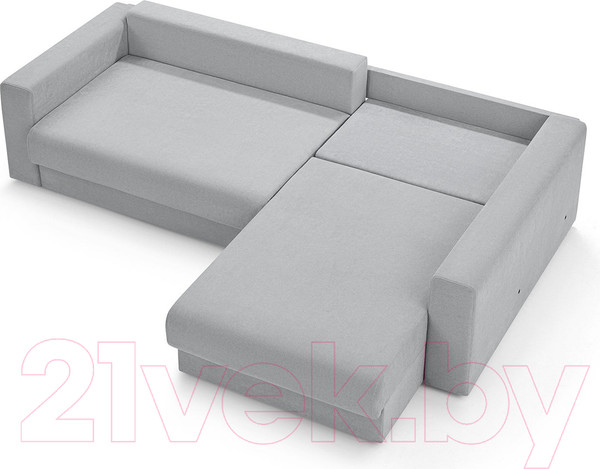 Изображение товара Диван угловой Mio Tesoro Модена 331.03 (светло-серый 1064)