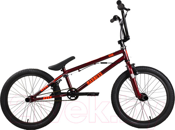 Изображение товара Велосипед STARK Madness BMX 3 2025 (бордовый/оранжевый/черный)
