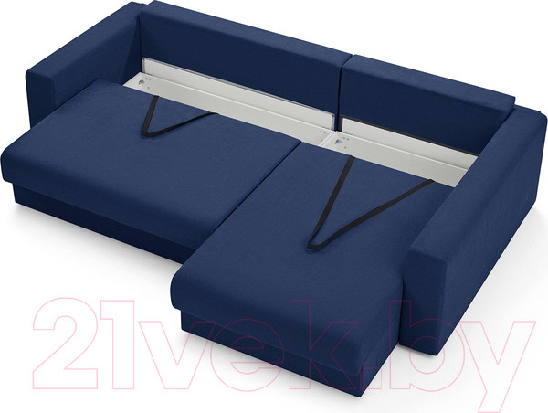 Изображение товара Диван угловой Mio Tesoro Модена 331.03 (синий 1476)