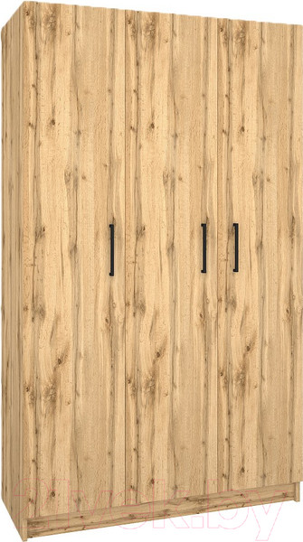 Изображение товара Шкаф МДК СК3 3-х створчатый 1980x1200x490 (дуб вотан)
