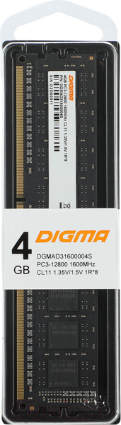 Изображение товара Оперативная память DDR3L Digma DGMAD31600004S