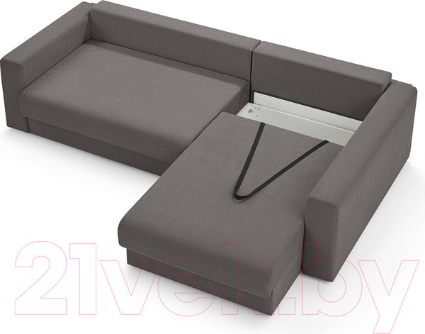 Изображение товара Диван угловой Mio Tesoro Модена 331.03 (серый 1479)