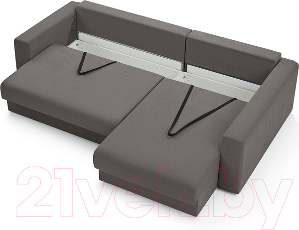 Изображение товара Диван угловой Mio Tesoro Модена 331.03 (серый 1479)