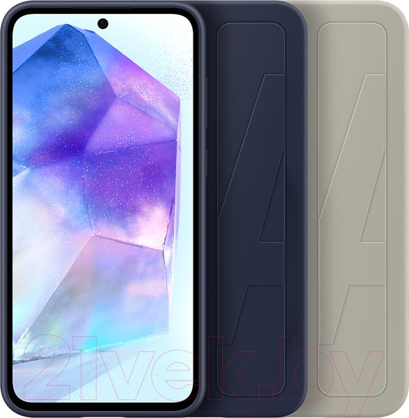 Изображение товара Чехол-накладка Samsung Standing Grip для Galaxy A55 / EF-GA556TJEGRU (серый)