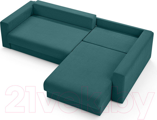 Изображение товара Диван угловой Mio Tesoro Модена 331.03 (бирюзовый 1480)