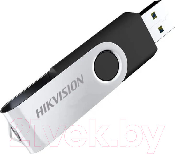 Изображение товара USB flash накопитель Hikvision M200S USB2.0 64GB / HS-USB-M200S/64G (черный)