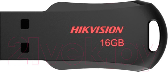 Изображение товара USB flash накопитель Hikvision M200R USB2.0 16GB / HS-USB-M200R/16G (черный)