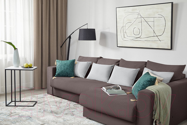 Изображение товара Диван угловой Mio Tesoro Модена 331.03 (коричневый 1482)