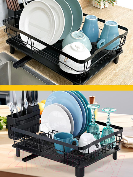 Изображение товара Сушилка для посуды Happy Home HH-047C (белый)