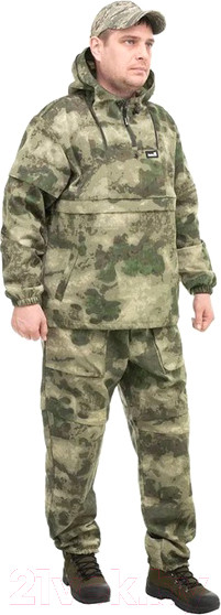 Изображение товара Костюм для охоты и рыбалки Helios Стоп-клещ / T-KS-SТ-М1124-56-58 (р.56-58/182, мох)