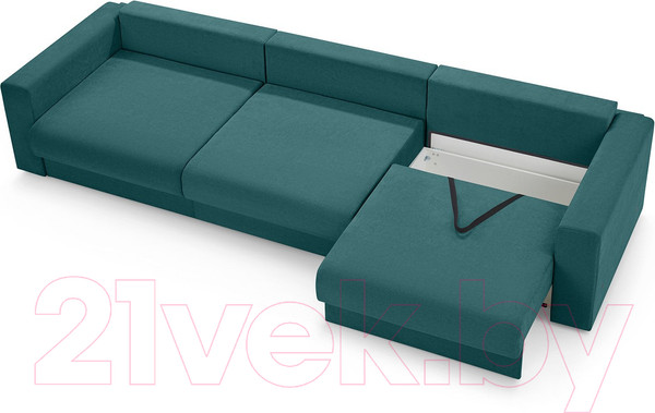 Изображение товара Диван Mio Tesoro Модена 331.04 (бирюзовый 1480)