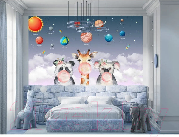 Изображение товара Фотообои листовые Citydecor Bubble Gum 8 (300x150см)