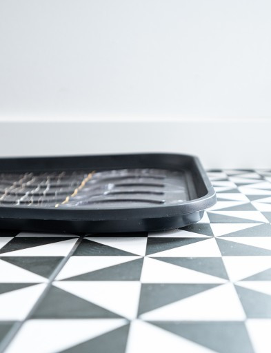 Изображение товара Поддон для обуви Multy Home Signet 38x75 / EU1000053 (Marble Black)