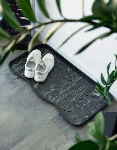 Изображение товара Поддон для обуви Multy Home Signet 38x75 / EU1000053 (Marble Black)