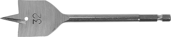 Изображение товара Сверло Tundra Перовое шестигранный хвостовик по дереву 32x152мм / 1032502