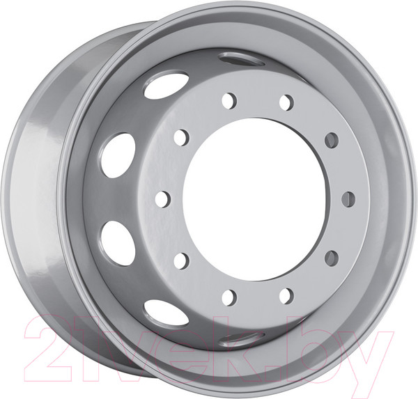 Изображение товара Штампованный диск Asterro 1715 17.5x6.75" 10x225мм DIA 176мм ET 130мм Серебристый