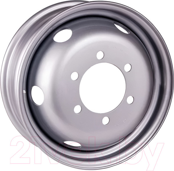 Изображение товара Штампованный диск Asterro 1761 17.5x6.75" 6x245мм DIA 202мм ET 127мм Серебристый