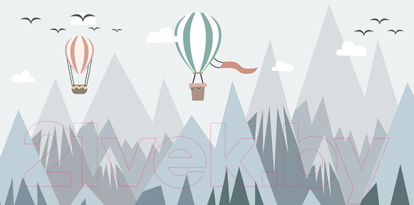 Изображение товара Фотообои листовые Citydecor Детская 404 (300x150см)