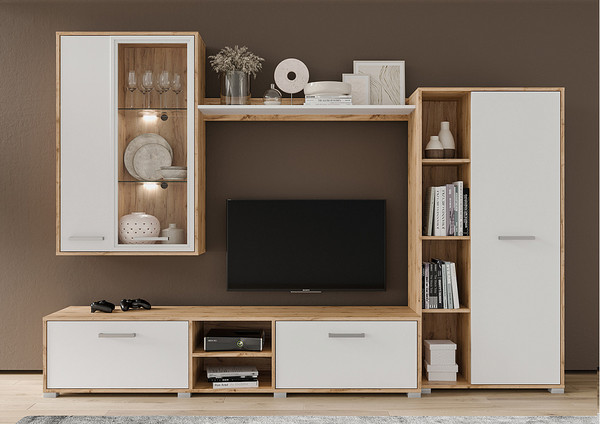 Изображение товара Стенка Black Red White Акант (дуб вотан/белый)