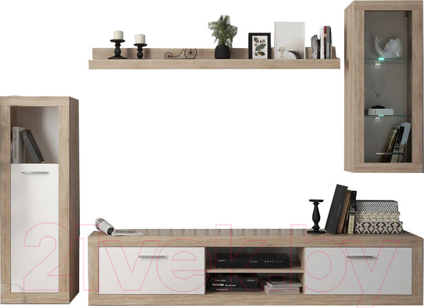 Изображение товара Горка Black Red White Murane (дуб сонома/белый)