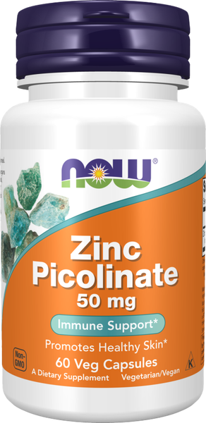 Изображение товара Минерал NOW Foods Zinc Picolinate 50mg (60шт)