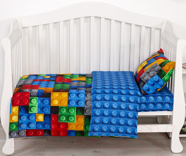 Изображение товара Комплект постельный для малышей АртПостель Леголэнд 130
