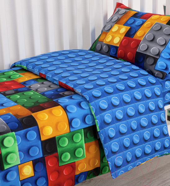 Изображение товара Комплект постельный для малышей АртПостель Леголэнд 130