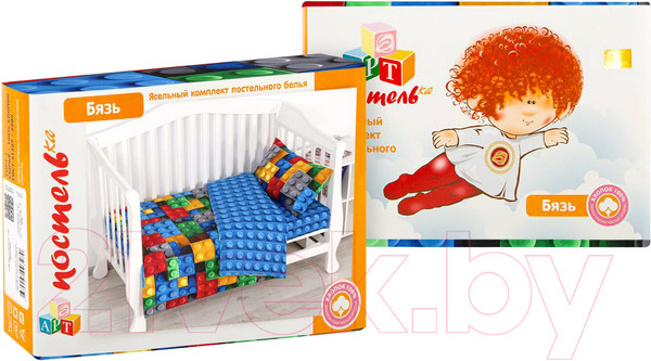 Изображение товара Комплект постельный для малышей АртПостель Леголэнд 130