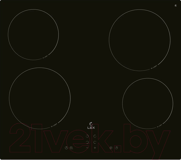 Изображение товара Электрическая варочная панель Lex EVH 640А BL