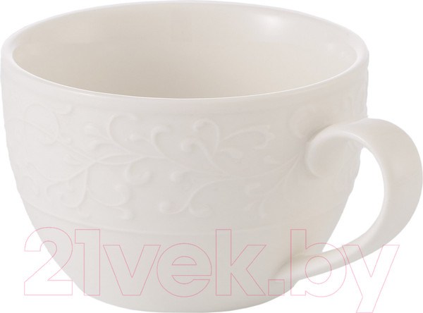 Изображение товара Чашка с блюдцем Gipfel Silvia 42928 (белый)