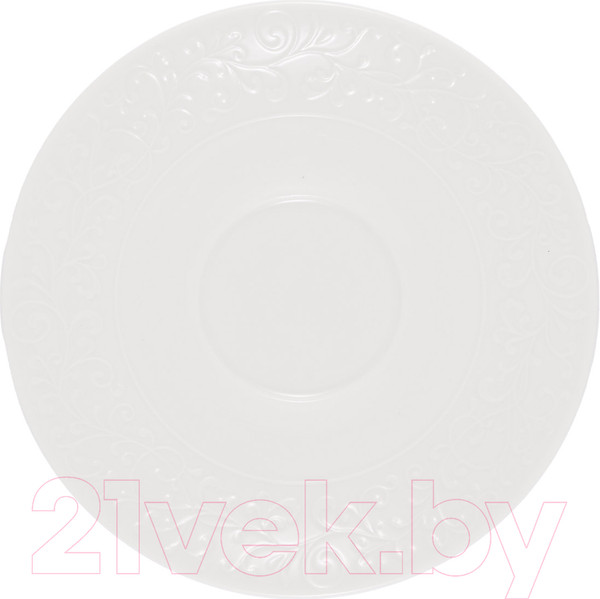 Изображение товара Чашка с блюдцем Gipfel Silvia 42928 (белый)