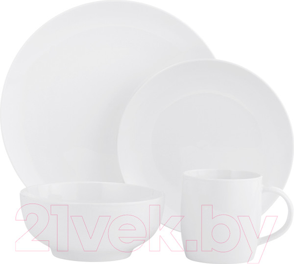 Изображение товара Набор столовой посуды Gipfel Blanche 51038 (16пр)