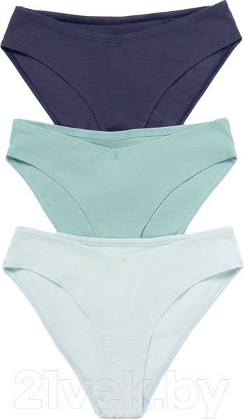 Изображение товара Комплект женских трусов Mark Formelle 412573-3 (р.98, светло-голубой)