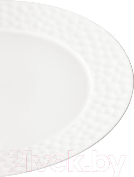 Изображение товара Набор тарелок Gipfel Marbella 51713 (2шт, белый)