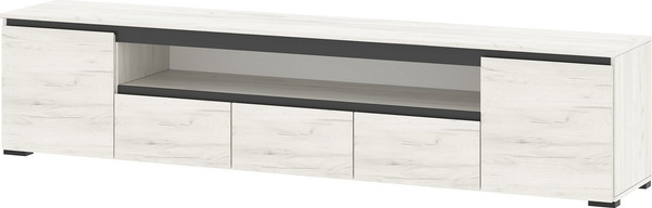 Изображение товара Тумба Памир Гретта 2250 2С3Я (крафт белый/антрацит)