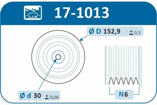 Изображение товара Шкив коленвала IJS 17-1013