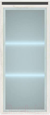 Изображение товара Шкаф-пенал Памир Гретта 1В (крафт белый/антрацит)