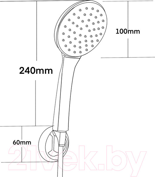 Изображение товара Душевой гарнитур Voda VS100
