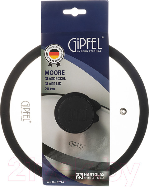 Изображение товара Крышка стеклянная Gipfel Moore 51724 (черный)