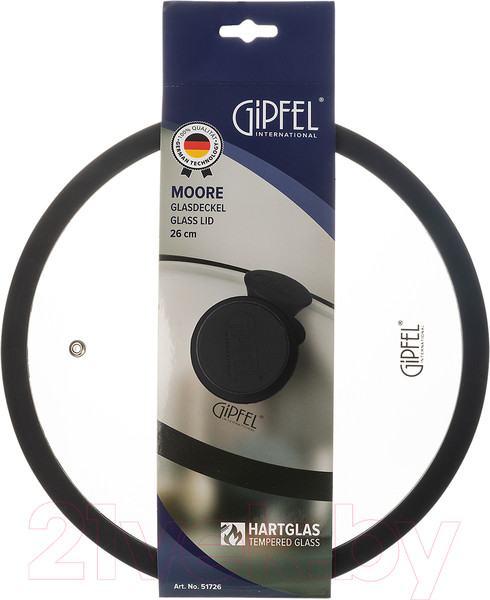 Изображение товара Крышка стеклянная Gipfel Moore 51725 (черный)