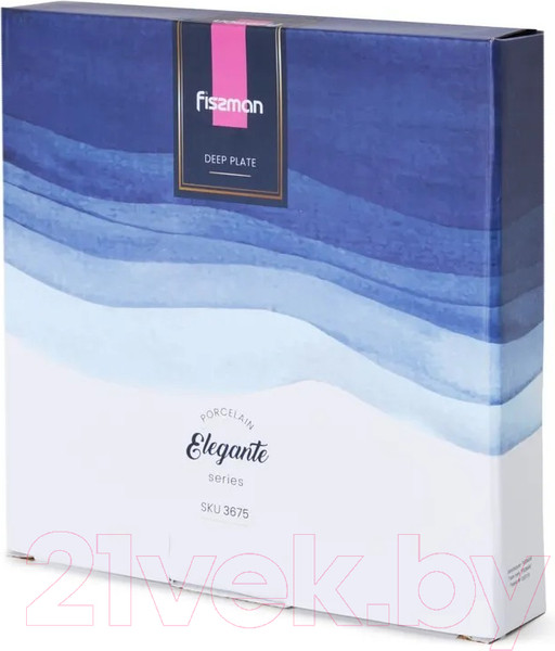 Изображение товара Тарелка столовая глубокая Fissman Elegante 3675