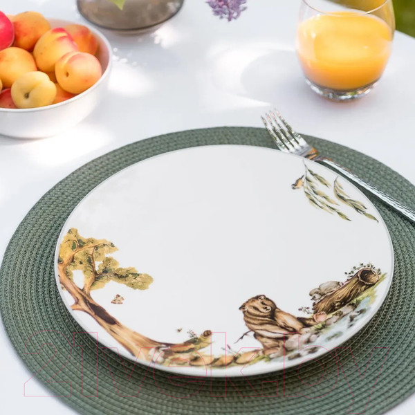 Изображение товара Тарелка столовая обеденная Fissman Forest Tales 8380