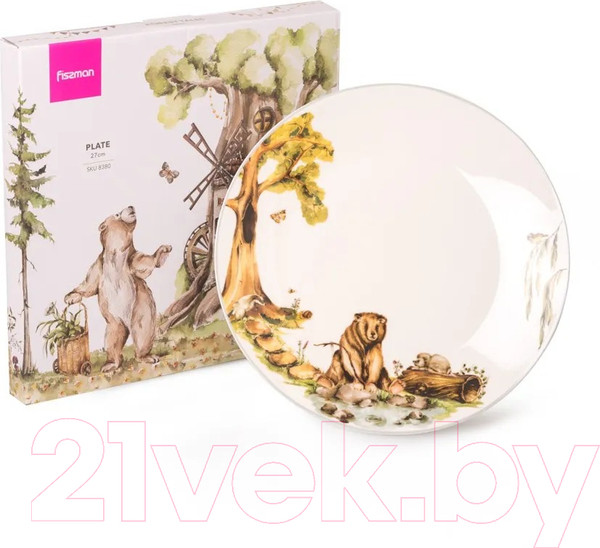 Изображение товара Тарелка столовая обеденная Fissman Forest Tales 8380