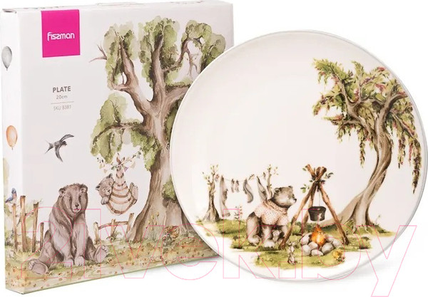 Изображение товара Тарелка закусочная (десертная) Fissman Forest Tales 8381