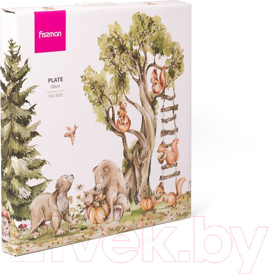 Изображение товара Тарелка закусочная (десертная) Fissman Forest Tales 8382
