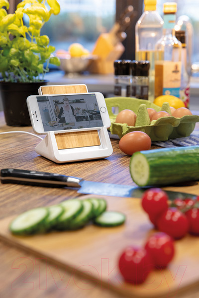 Изображение товара Зарядное устройство беспроводное Xindao Ontario / P308.483 (белый/коричневый)