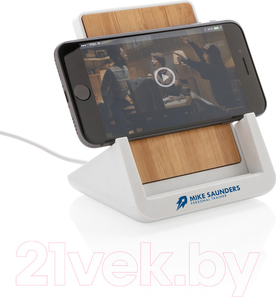 Изображение товара Зарядное устройство беспроводное Xindao Ontario / P308.483 (белый/коричневый)