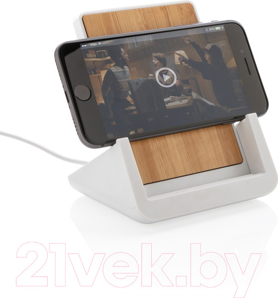 Изображение товара Зарядное устройство беспроводное Xindao Ontario / P308.483 (белый/коричневый)